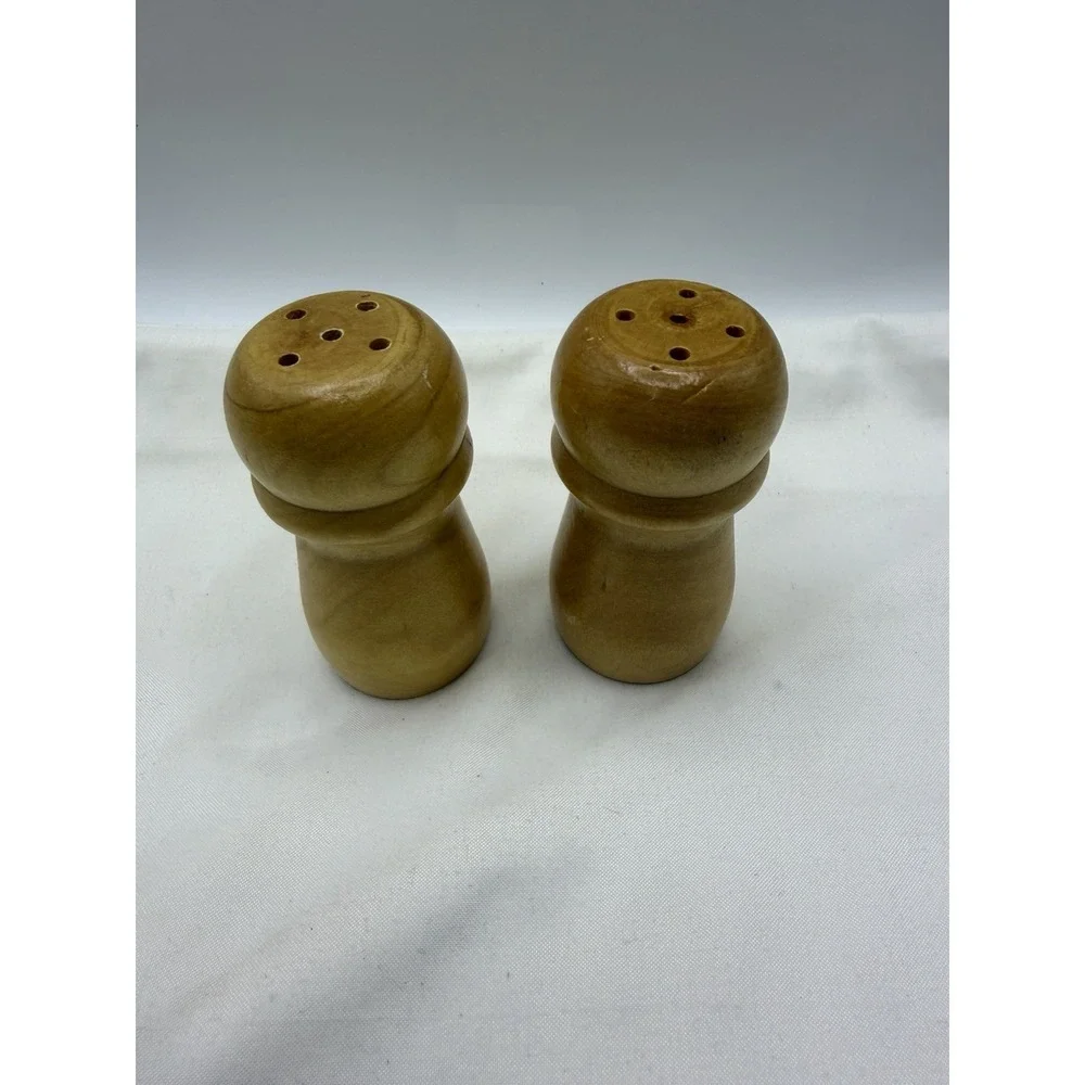 Wood Classic Salt And Pepper Shakers Set
